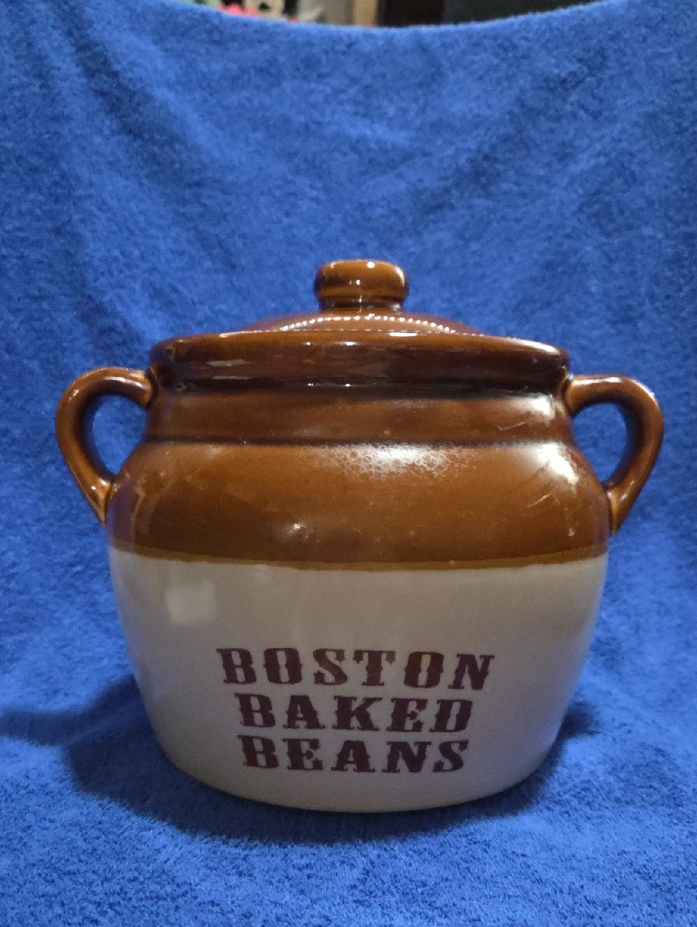Boston Baked Beans Stoneware Bean Pot